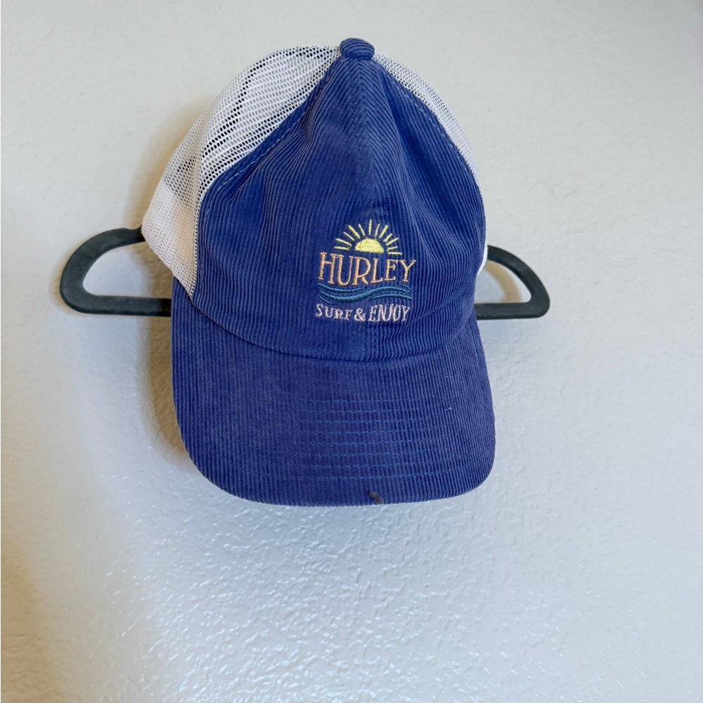 Hurley Navy and White Surf Cap